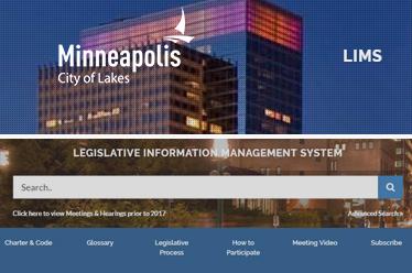 City of Minneapolis Legislative Information Management System